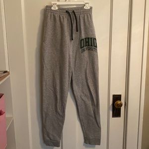 Ohio University size S grey jogger sweatpants